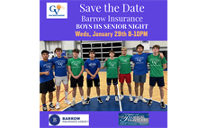 HS Boys Senior Night - Jan. 29th